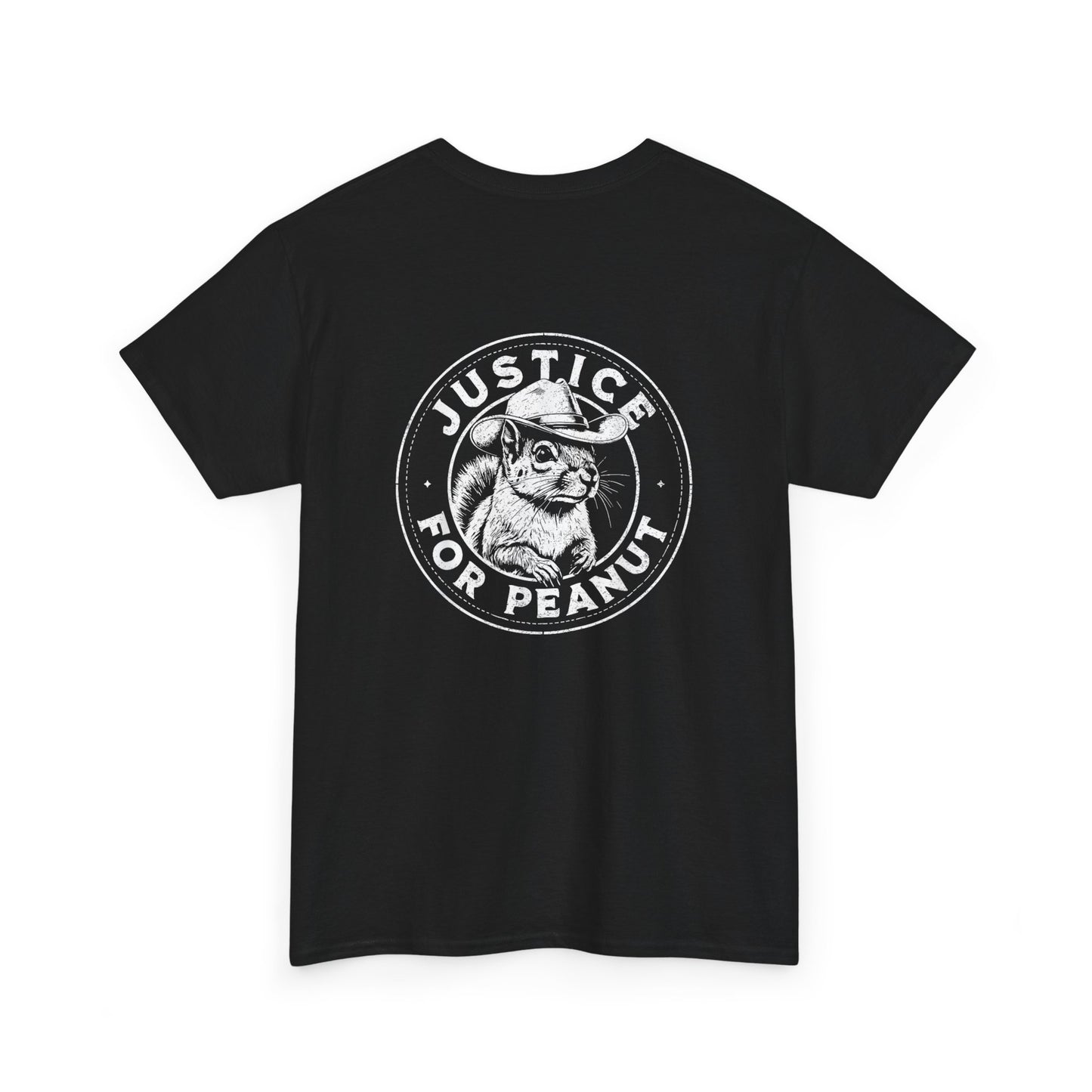 Justice for Peanut Unisex Heavy Cotton Tee - Animal Rights Advocacy Shirt